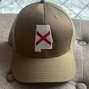 OTTO Alabama Flag Tan Cap